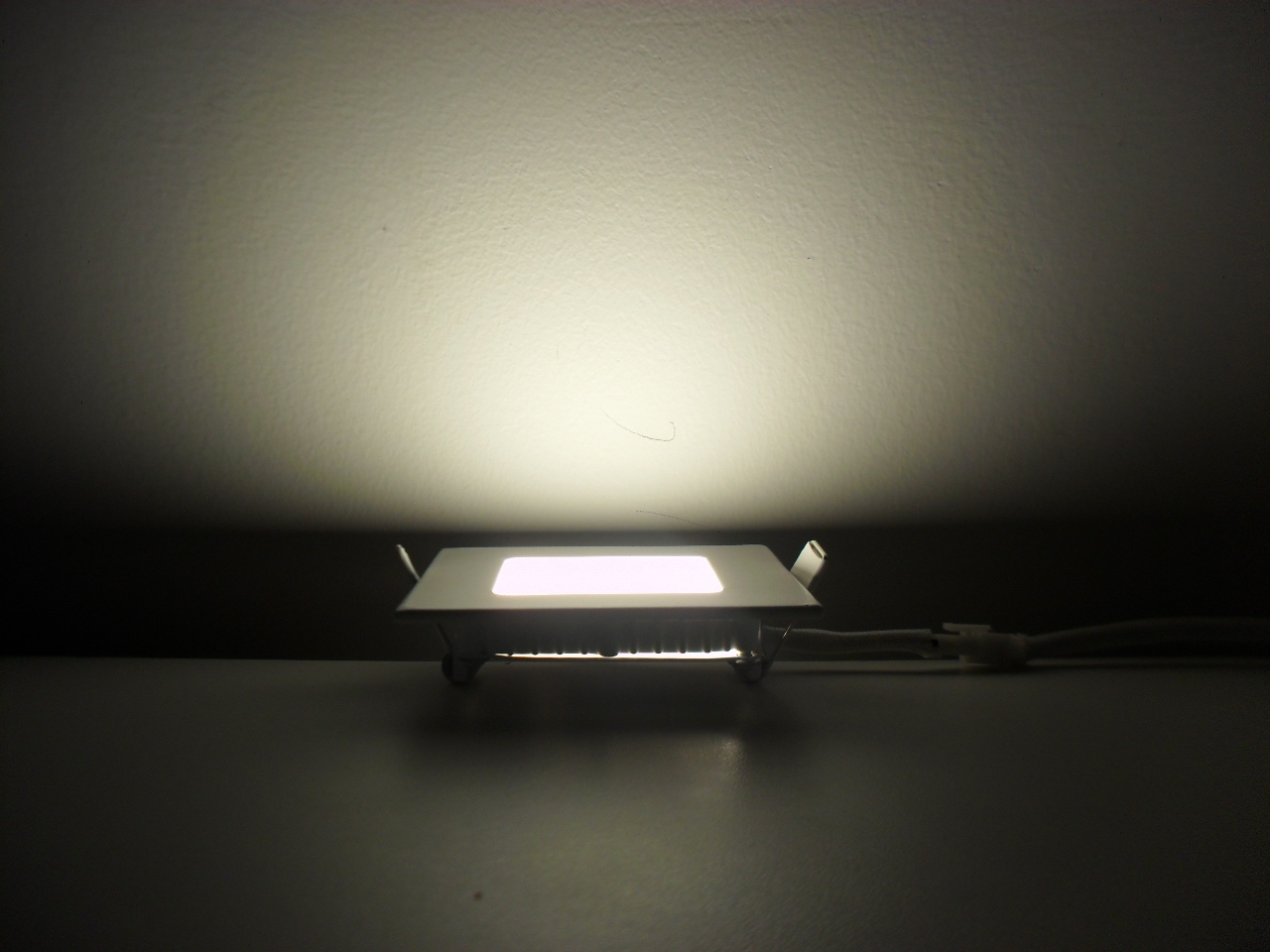 โคมไฟ LED Down light 3สี ฝังฝ้า แบบบาง หน้าเหลี่ยม 3W 3.5นิ้ว (8.5cm)- ZR-MB007S-4