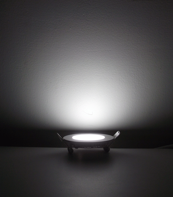 โคมไฟ LED Down light 3สี ฝังฝ้า แบบบาง หน้ากลม 3W 3.5นิ้ว (8.5cm)- ZR-MB007R-3