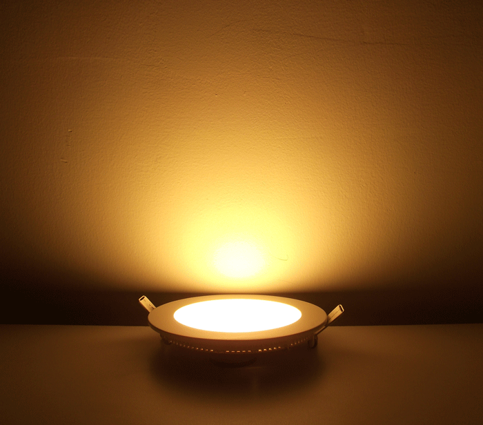 โคมไฟ LED Down light 3สี ฝังฝ้า แบบบาง หน้ากลม 12W 7นิ้ว (17cm)- ZR-MB0011R-4