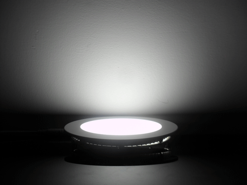 โคมไฟ LED Down Light 9w แบบบาง หน้ากลม แสงสีขาว  6นิ้ว (15cm)-4